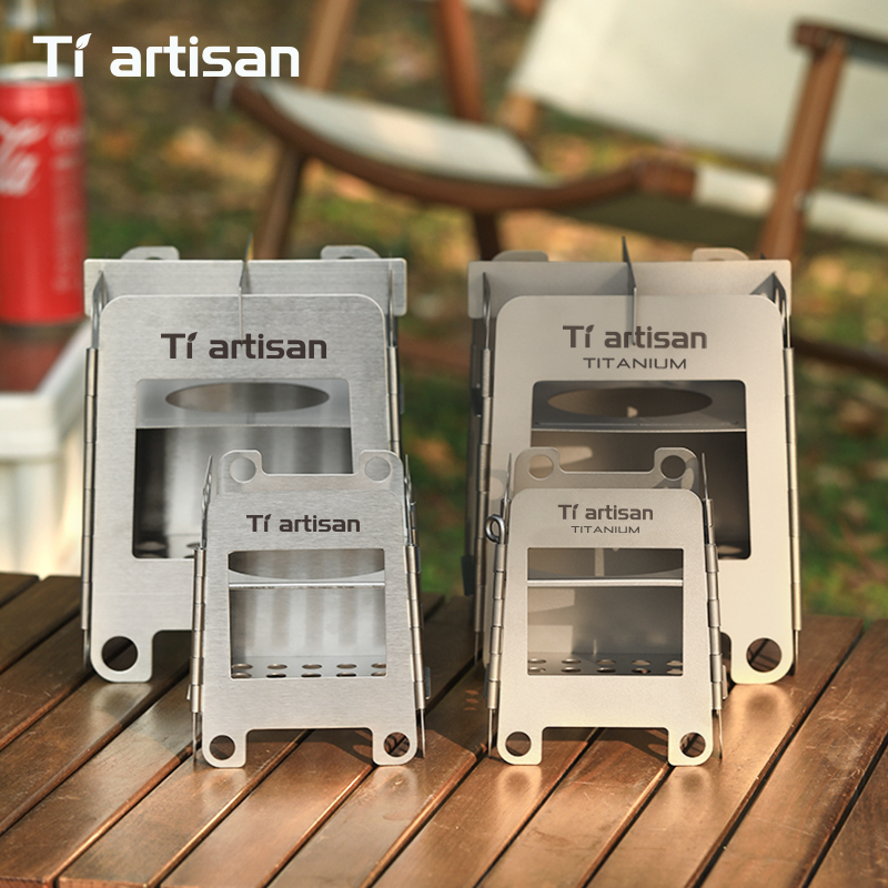 Camping Cooking Set With Bag - Tiartisan Stainless Steel Camping Stove Mini