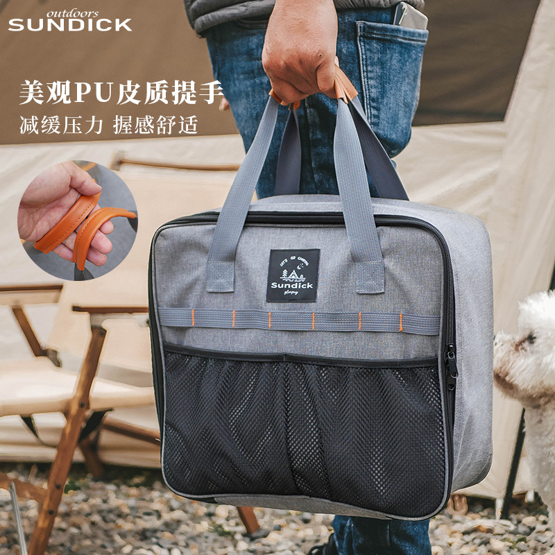 Camping Cooking Set With Bag - Outdoor Camping Picnic Bag Storage Bag