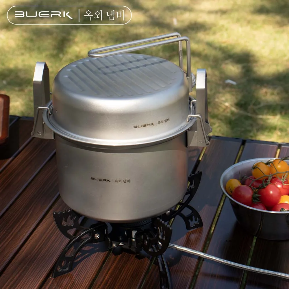 Camping Cooking Pot Stainless Steel - Outdoor Camping Multi Functional Steaming and