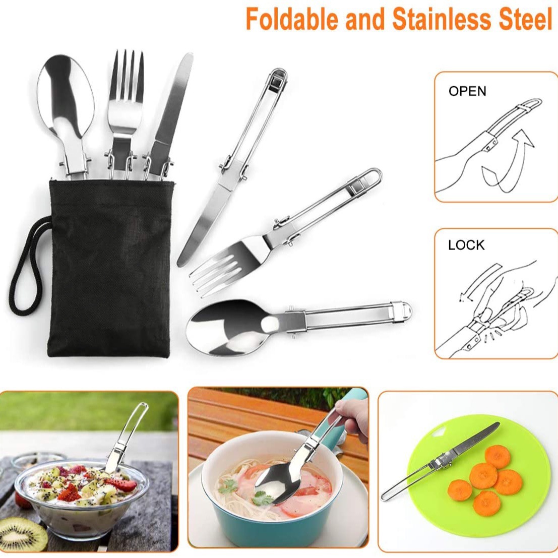 Outdoor Camping Cook Set with  - огляд і ціна Camping Cooking Set With Kettle