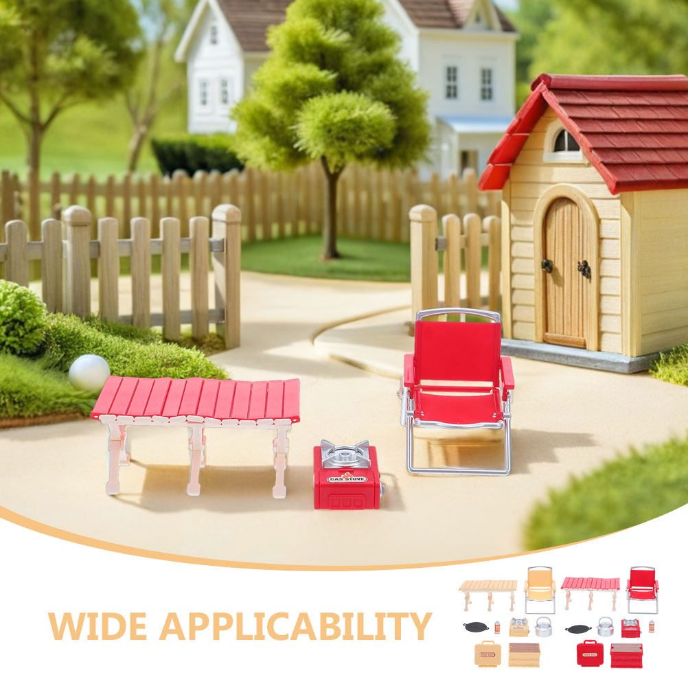 2Sets Folding Chair Miniature  - огляд і ціна Camping Cooking Kids