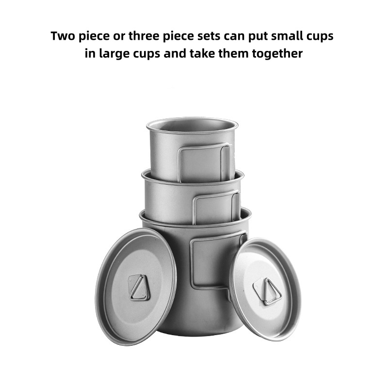 Titanium Camping Mug with Fold - огляд і ціна Camping Cooking Set With Bag