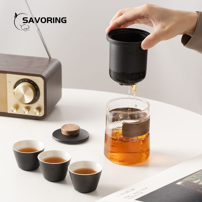 Simple Chinese Ceramic Tea Set - огляд і ціна Camping Cooking Utilities