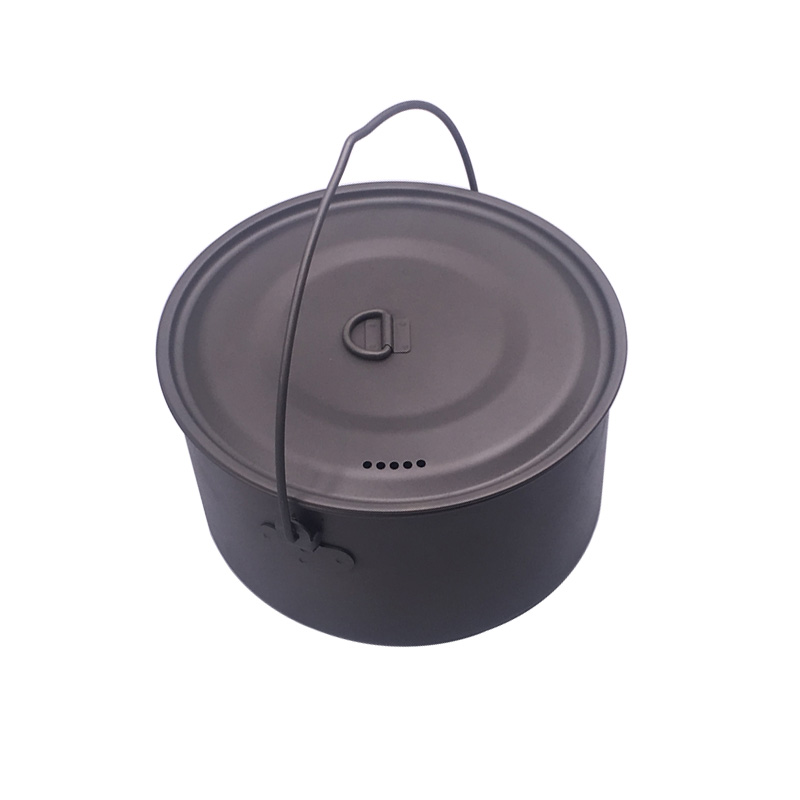 FLAME'S CREED 1100ml 1950ml Ul - огляд і ціна Camping Cooking Pot Stainless Steel