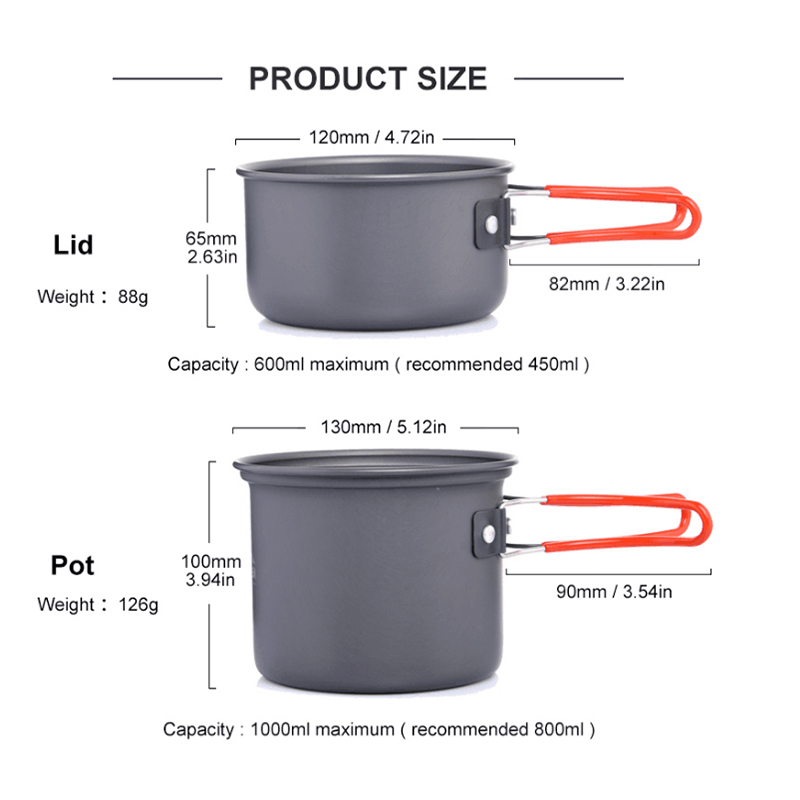 Widesea Camping Cooking Utensi - огляд і ціна Camping Cooking Set Jetboil