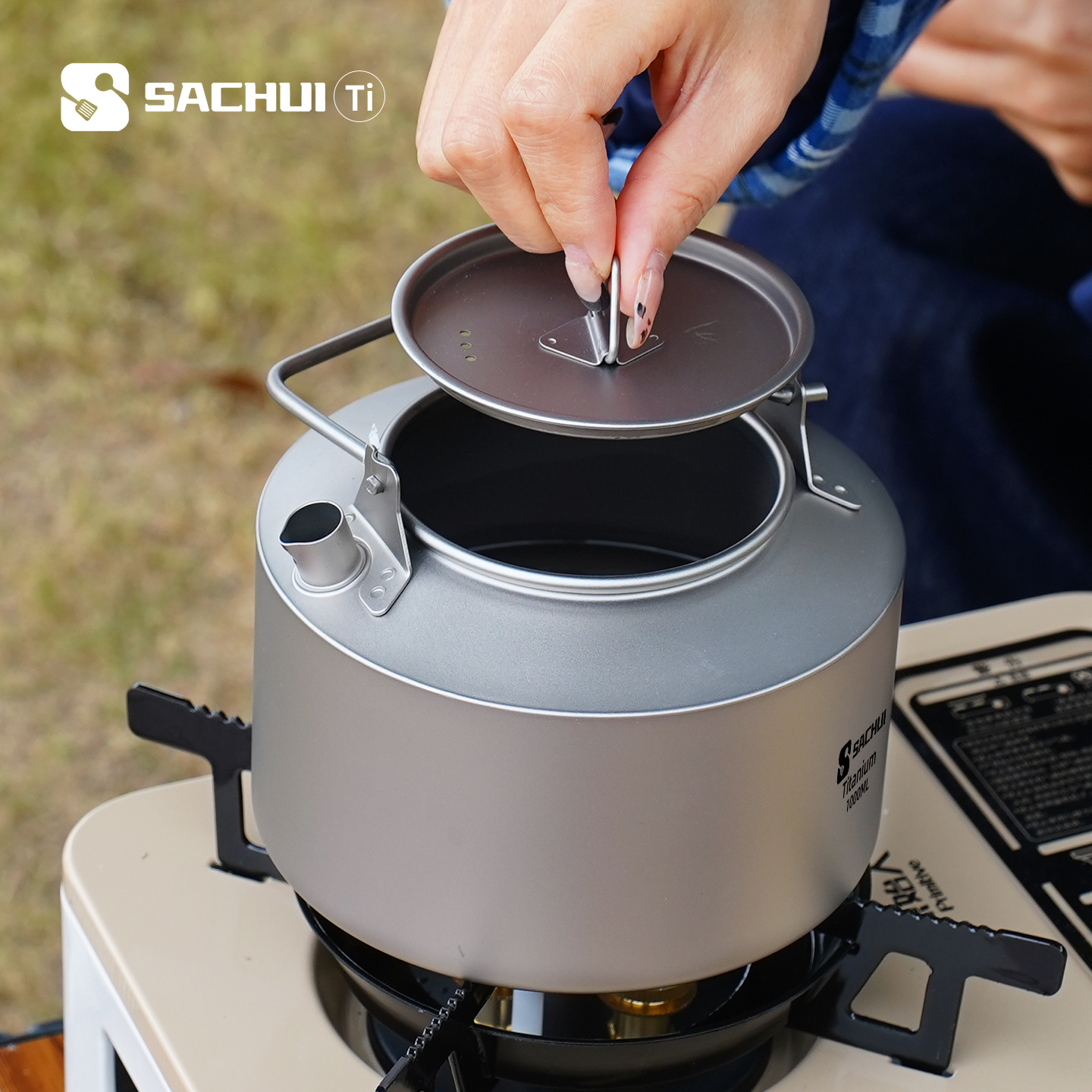 1000ML Pure Titanium Kettle Ou - огляд і ціна Camping Cooking Utilities
