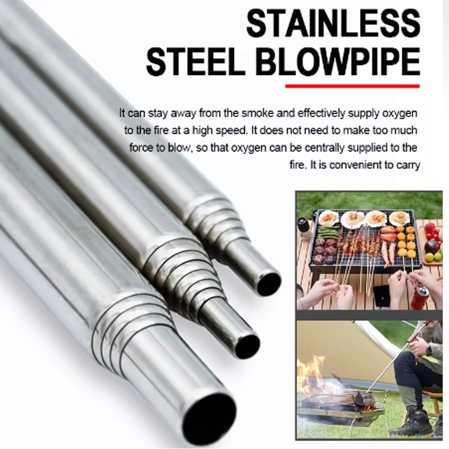 Stainless Steel Blowpipe Pocke - огляд і ціна Camping Cooking Utilities