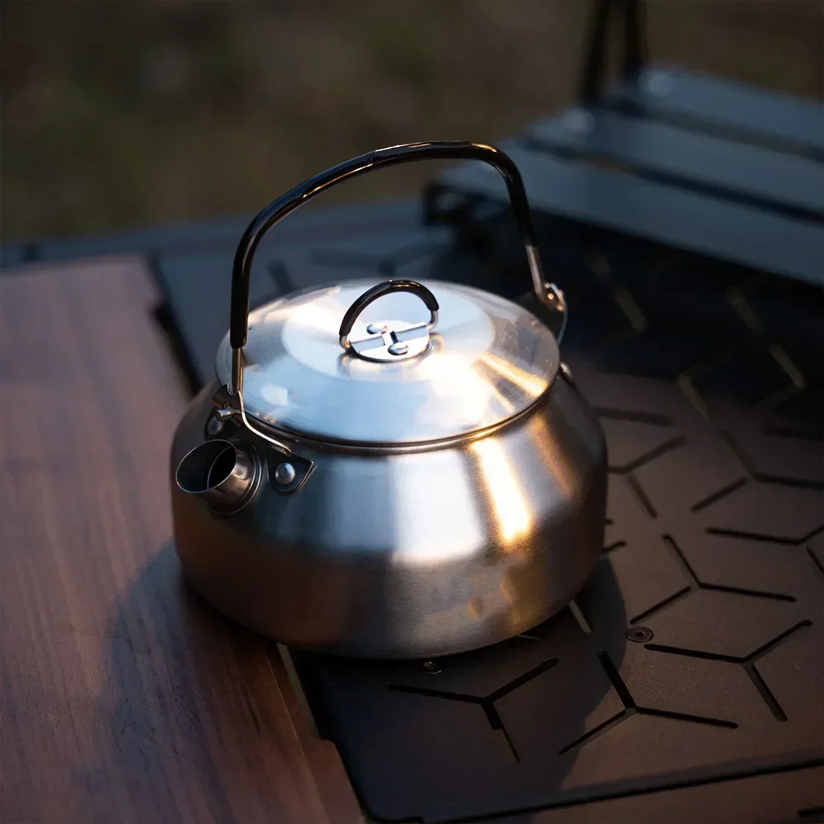Stainless Steel Kettle 0.8L Po - огляд і ціна Camping Cooking Pot Stainless Steel
