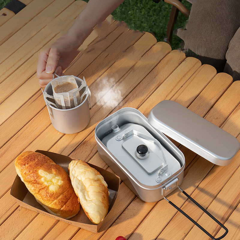 Ultralight Portable Picnic Cam - огляд і ціна Camping Cooking Pot Stainless Steel
