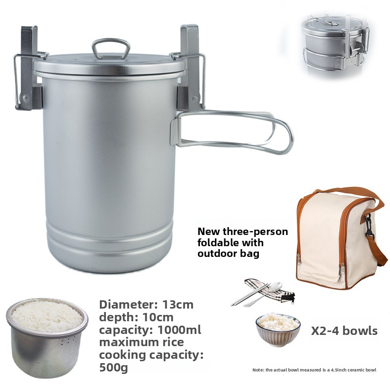Multi Functional Camping Rice  - огляд і ціна Camping Cooking Pot Stainless Steel