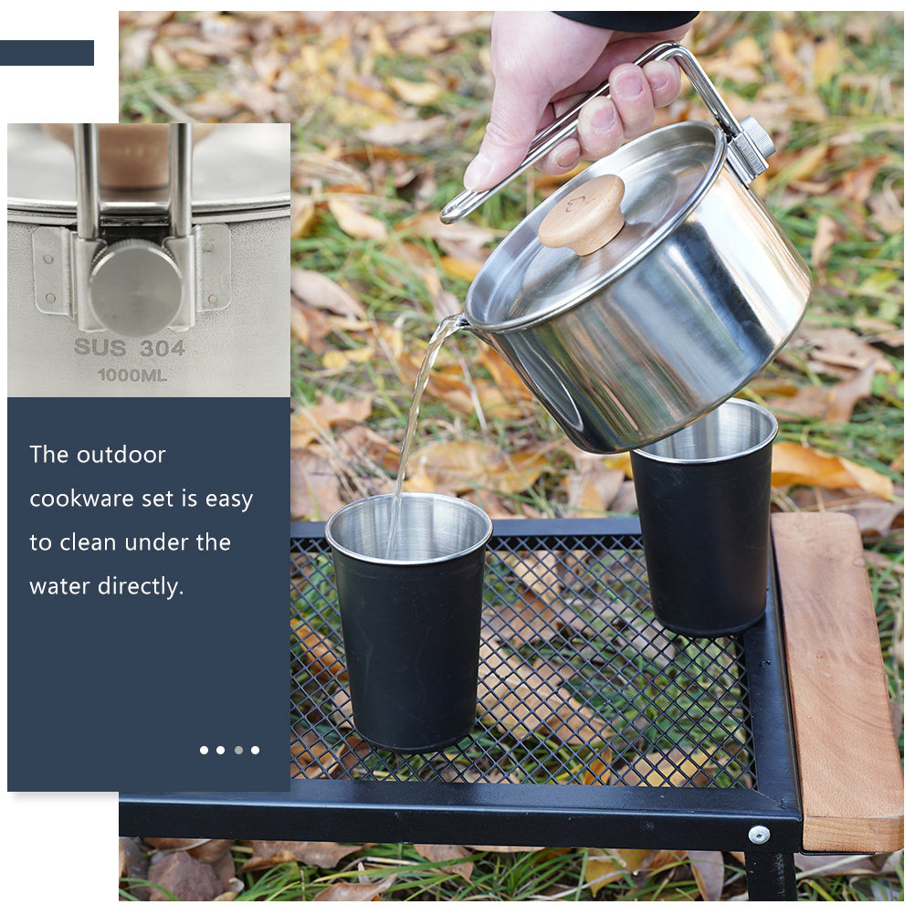 Outdoor Portable Camping Cookw - огляд і ціна Camping Cooking Noodles