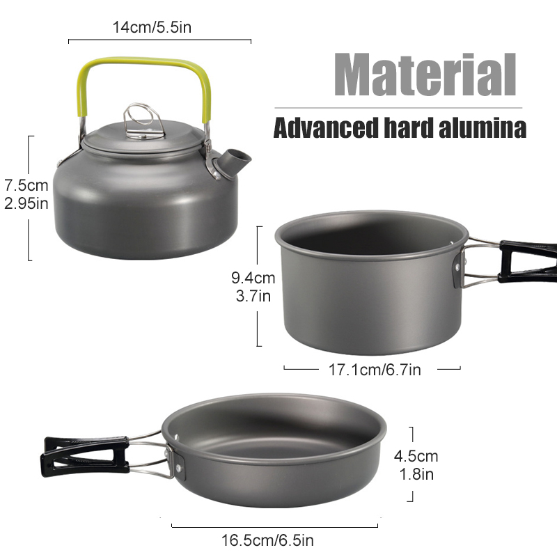 WESTTUNE Camping Cookware Kit  - огляд і ціна Camping Cooking Utilities