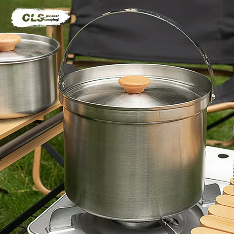 NOBANA&CLS 22PCS Stainless Ste - огляд і ціна Camping Cooking Pot Stainless Steel