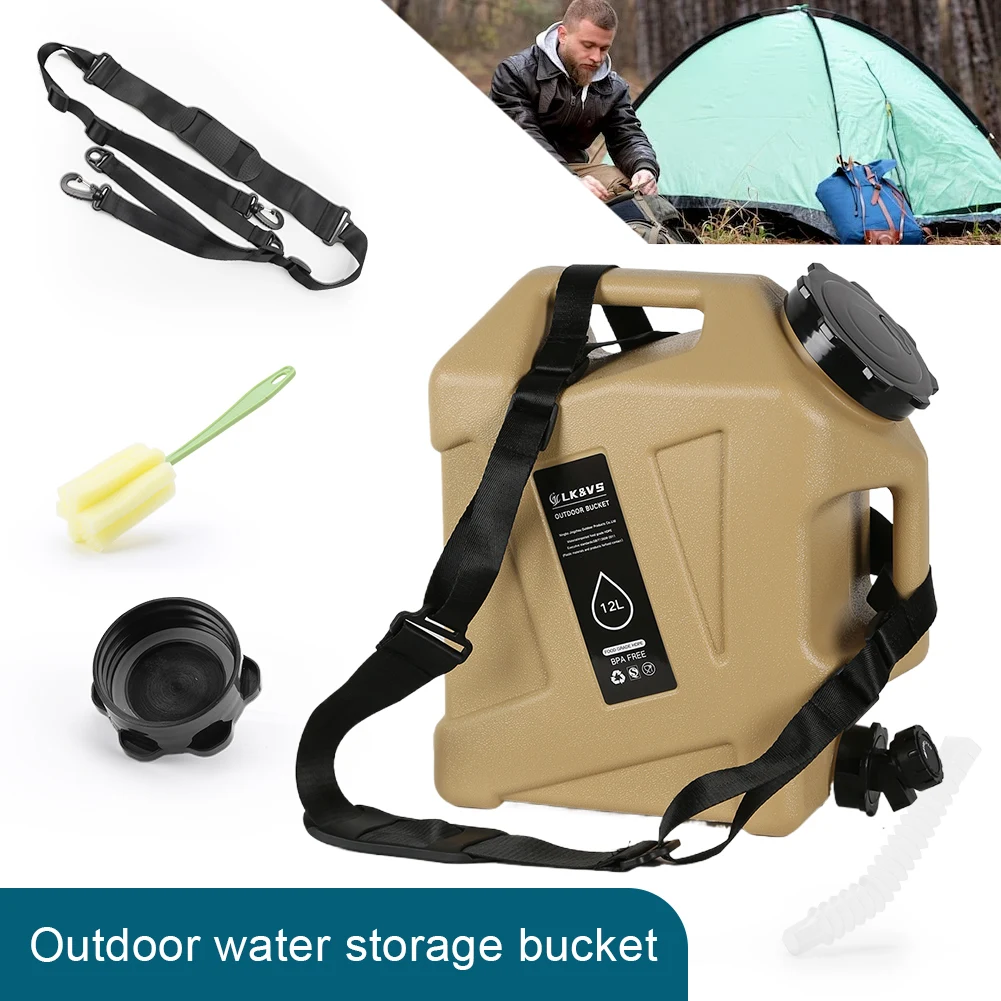 11/12/18.5L Water Bucket Large - огляд і ціна Camping Cooking And Drinking