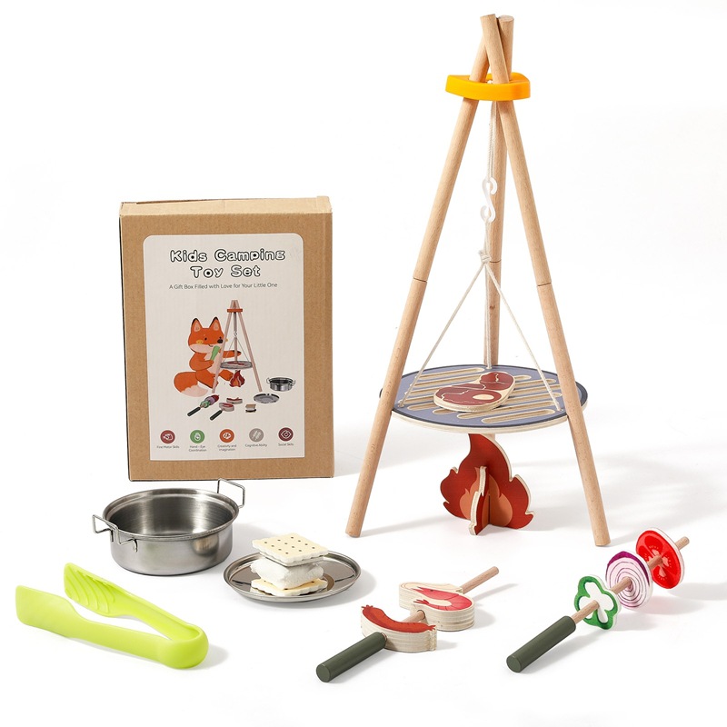 Wooden Kids Camping Barbecue T - огляд і ціна Camping Cooking Kids