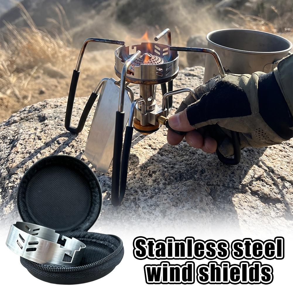 304 Stainless Steel Stove Wind - огляд і ціна Camping Cooking Set With Bag