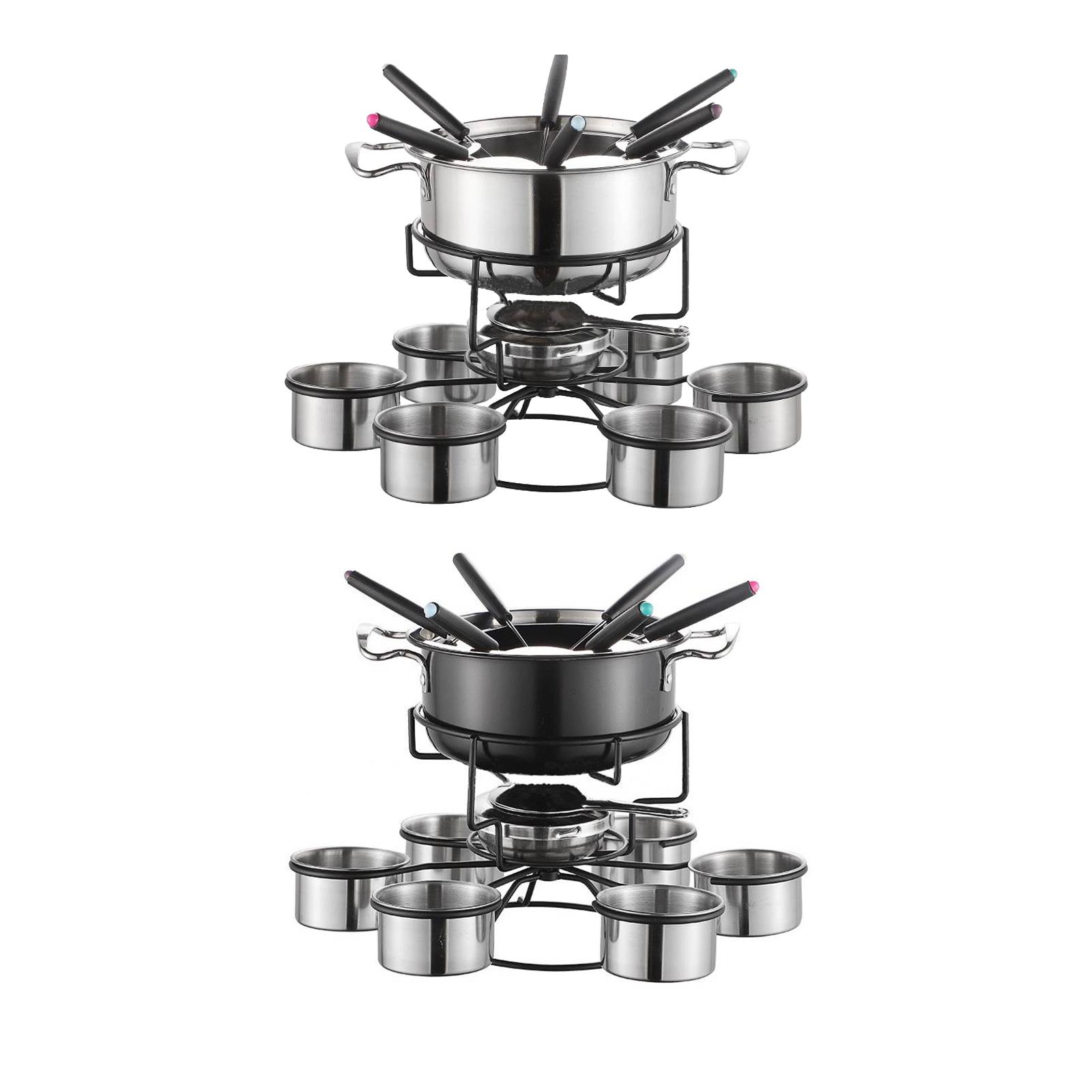 Fondue Pot Set Cooking Stove T - огляд і ціна Camping Cooking Pot Stainless Steel