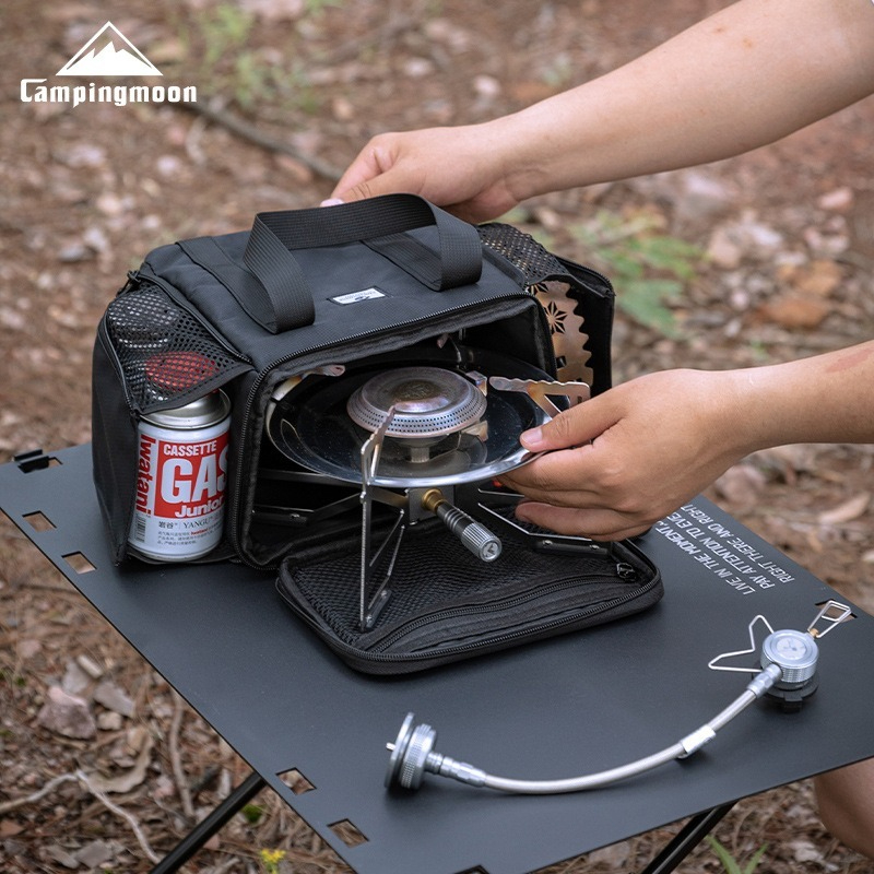 CAMPINGMOON BKXD-5F-B Small Ca - огляд і ціна Camping Cooking Set With Bag