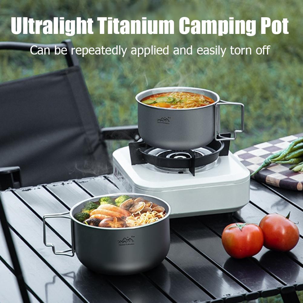Ultralight Titanium Backpackin - огляд і ціна Camping Cooking Pot Stainless Steel