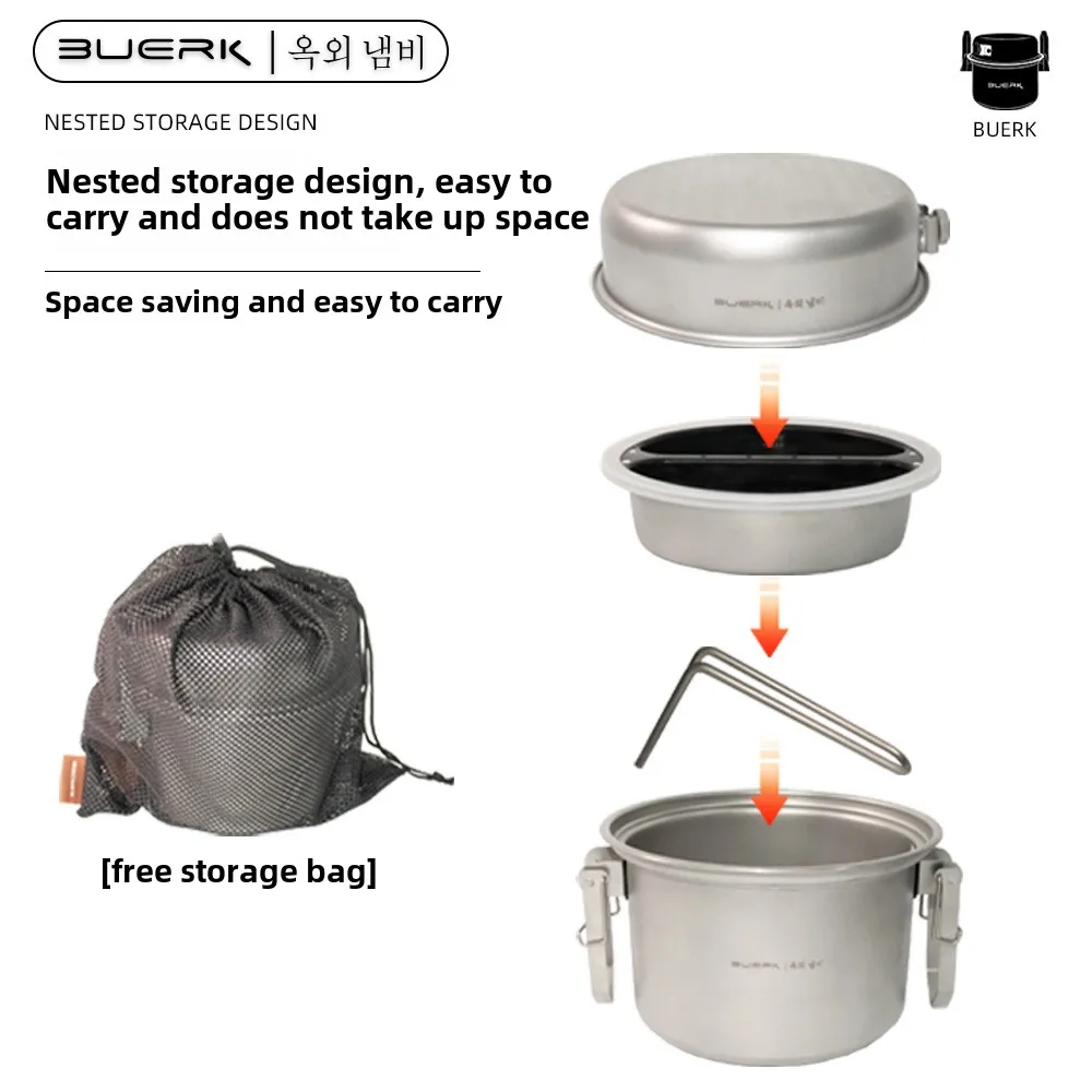 Outdoor Camping Multi Function - огляд і ціна Camping Cooking Pot Stainless Steel