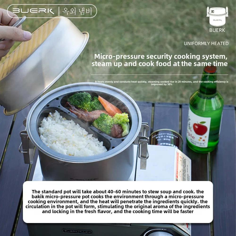 Outdoor Camping Multi Function - огляд і ціна Camping Cooking Pot Stainless Steel