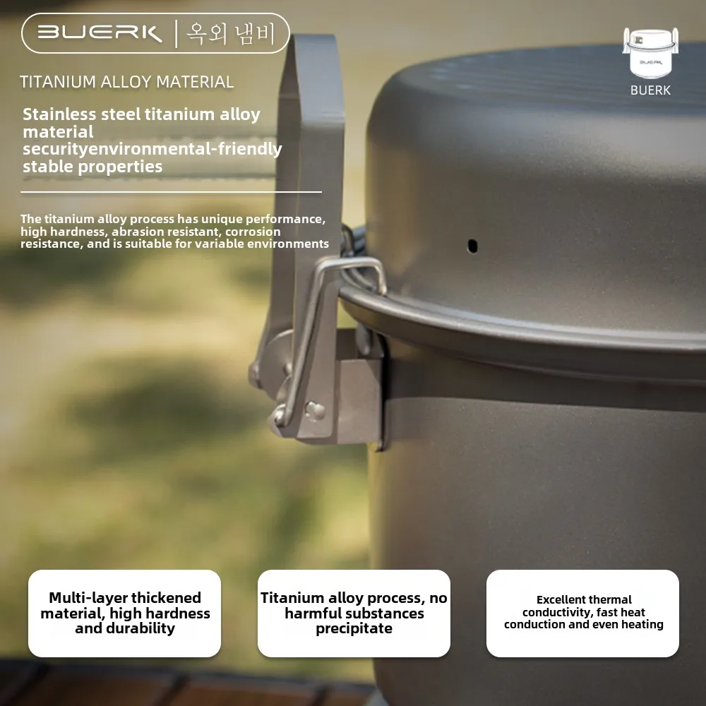 Outdoor Camping Multi Function - огляд і ціна Camping Cooking Pot Stainless Steel