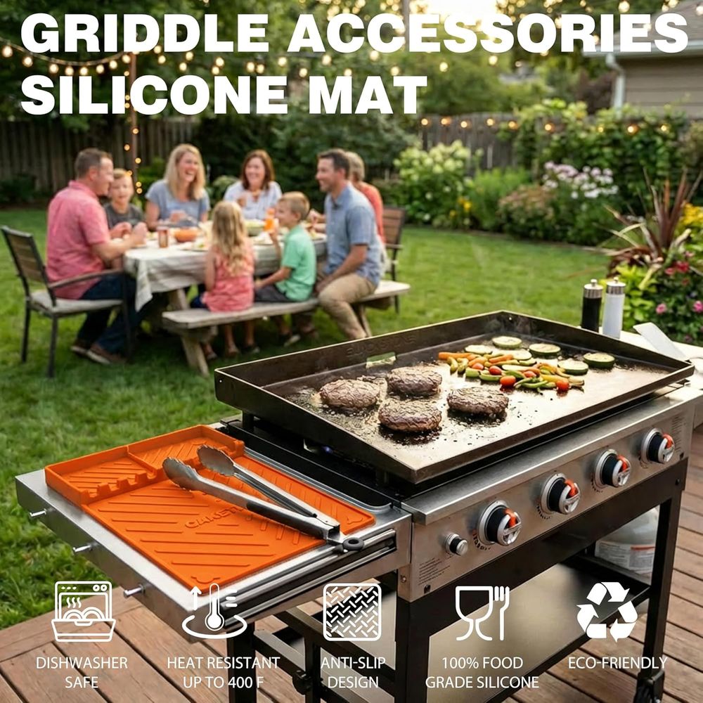Silicone Grill Mats or Griddle - огляд і ціна Cooking Outdoor Camping