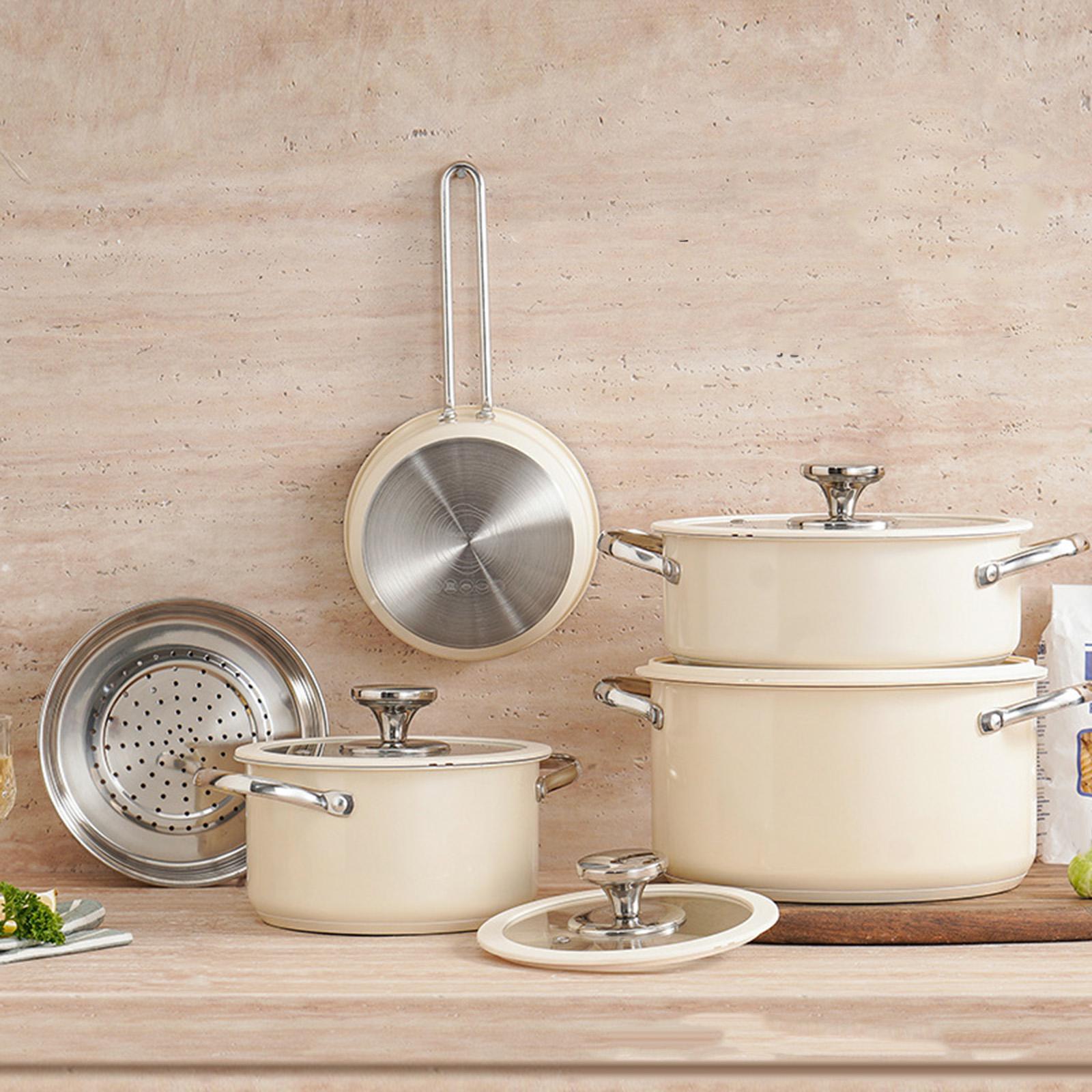 Milk Pan Small Saucepan Thicke - огляд і ціна Camping Cooking Noodles