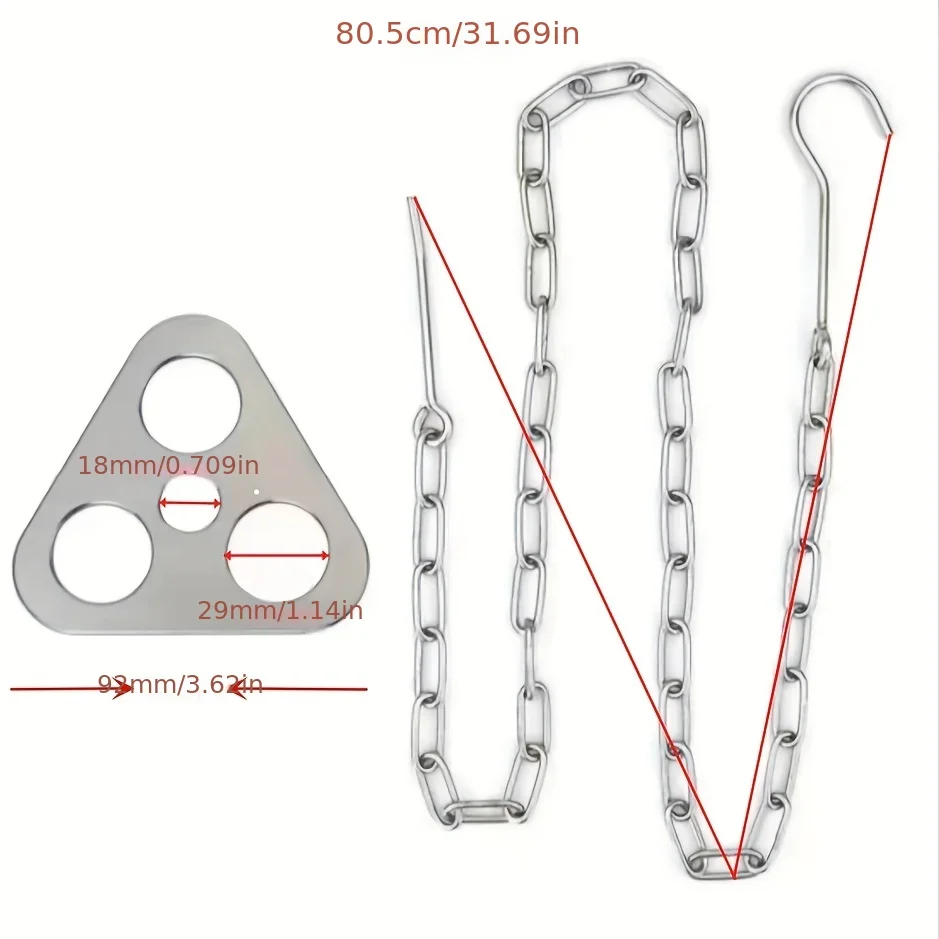 Outdoor BBQ Tripod Portable De - огляд і ціна Camping Cooking Pot Stainless Steel