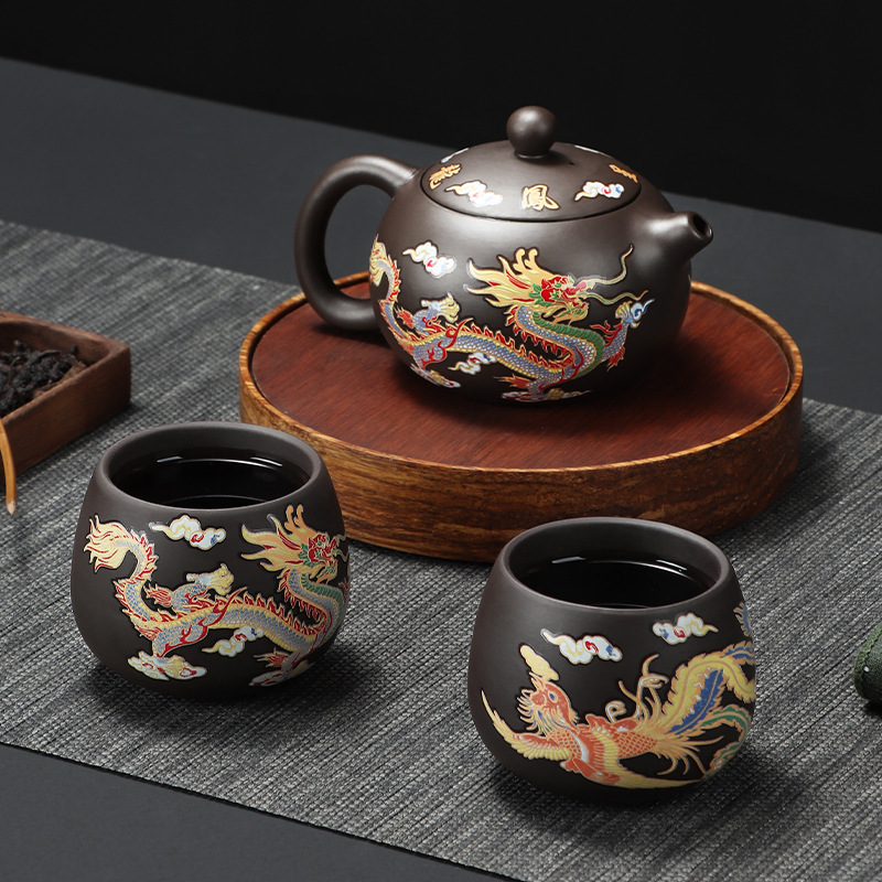 135-350ml Dragon Teapot Chines - огляд і ціна Camping Cooking Utilities