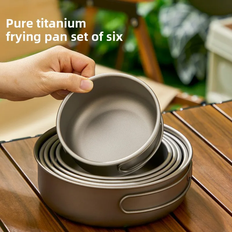 Titanium Outdoor Pot Set Picni - огляд і ціна Camping Cooking Set With Bag