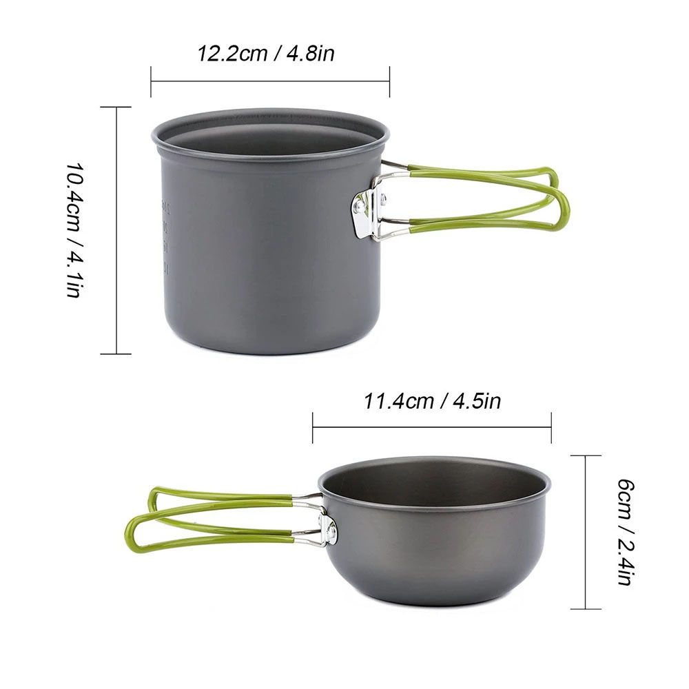 Camping Cookware Kit with Stov - огляд і ціна Camping Cooking Set With Bag